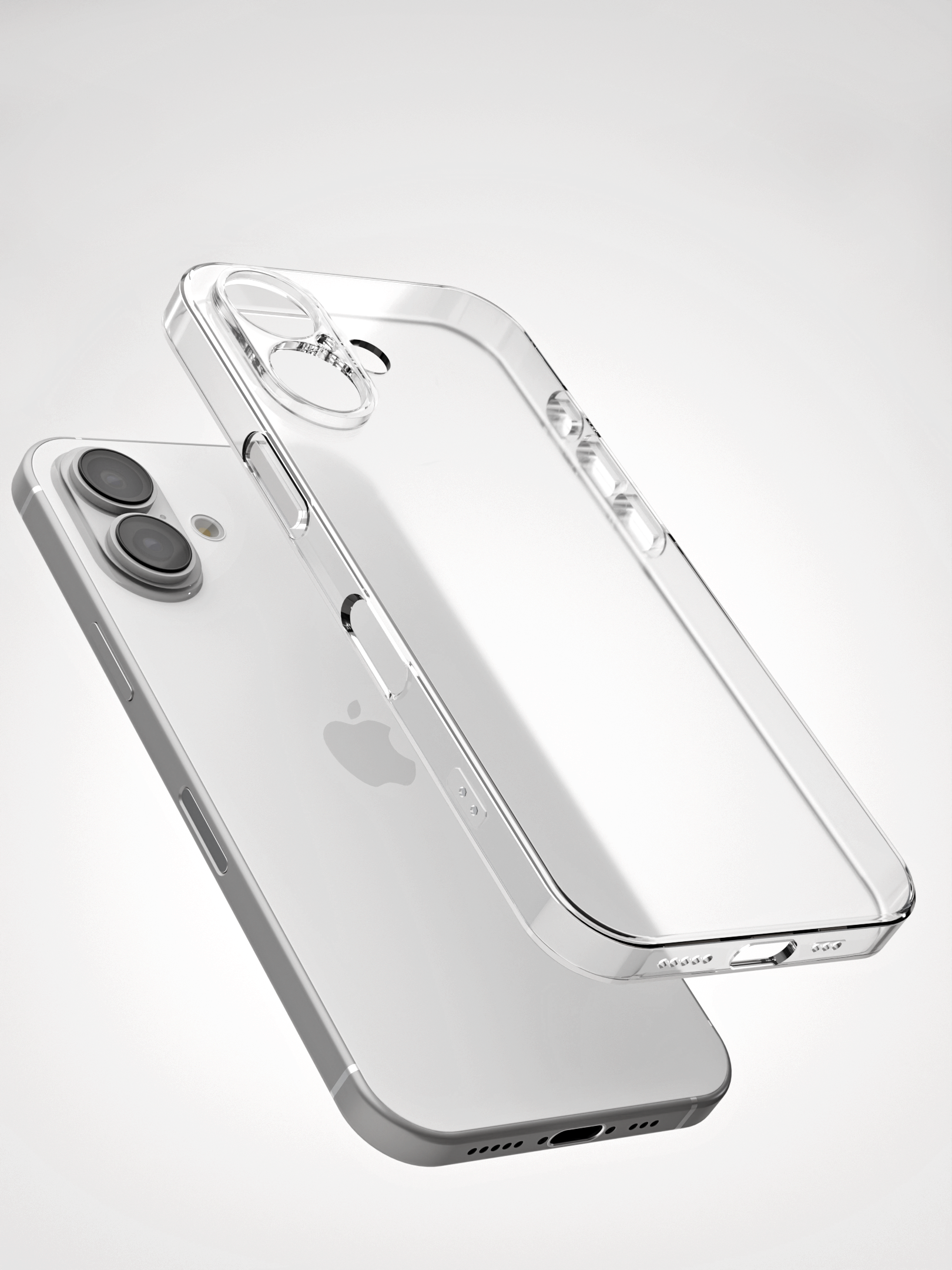 iphone 17air в чехле - близкий ракурс
