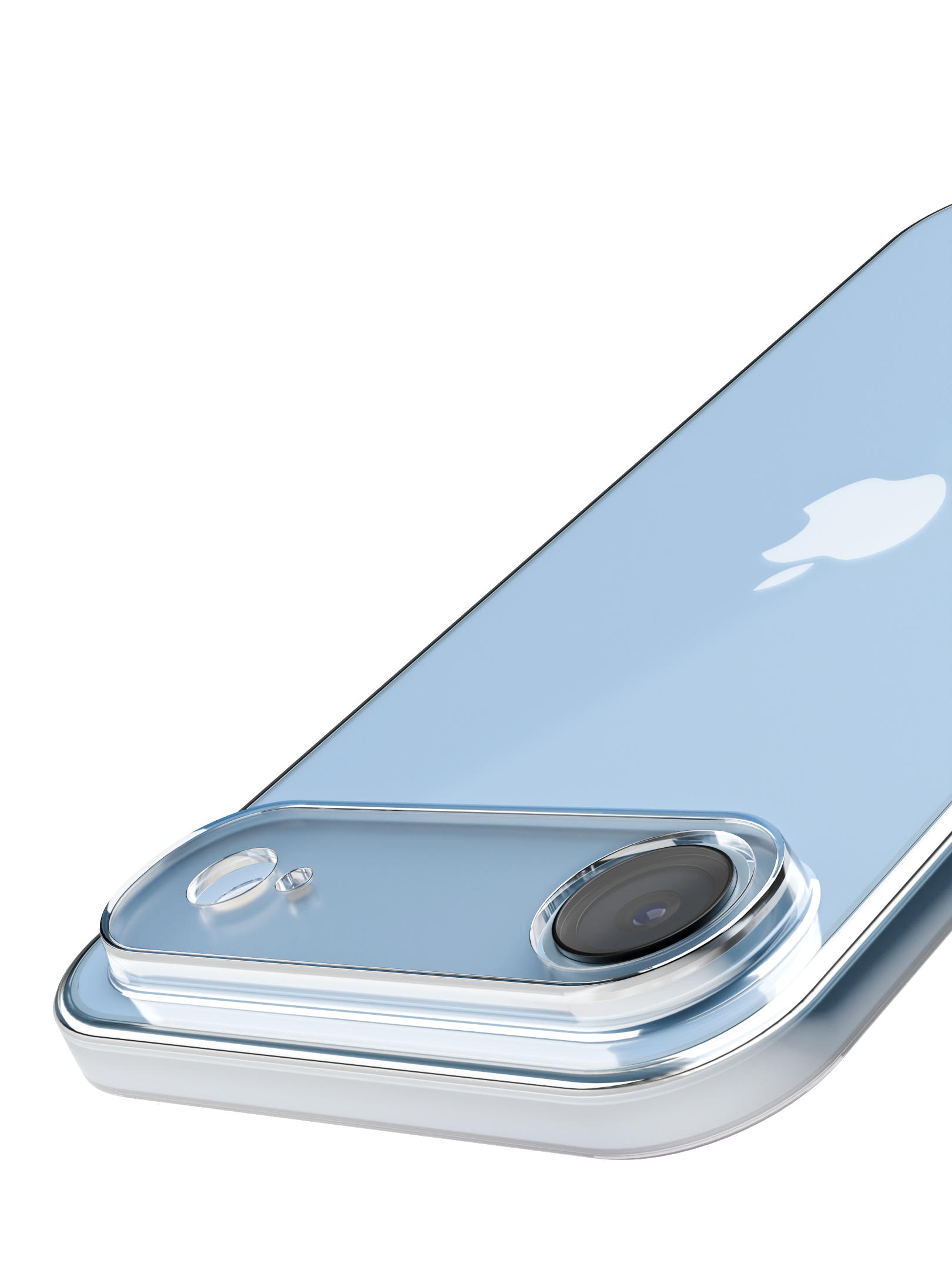 iphone 17air в чехле - близкий ракурс