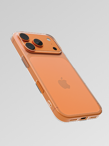 3D рендер iphone 18 pro в чехле на белом фоне